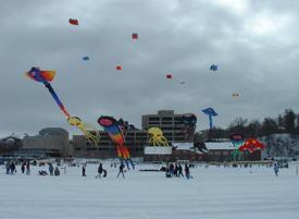 Kites On Ice Sky